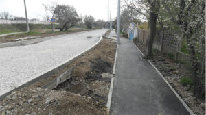 ремонт дороги по улице Симонок